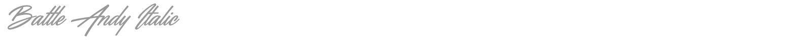 Battle Andy font preview